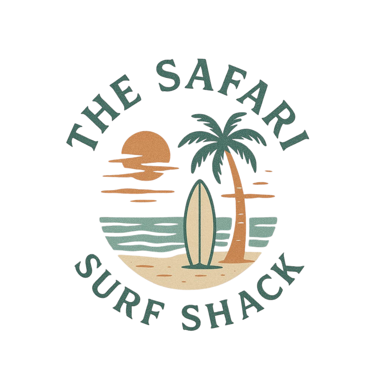 THE SAFARI SURF SHACK Logo